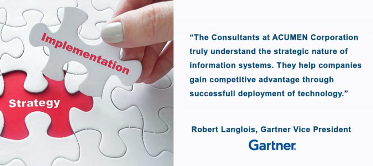 Gartner quote ACUMEN Corporation